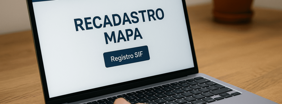 Recadastro no MAPA - SDA Digital
